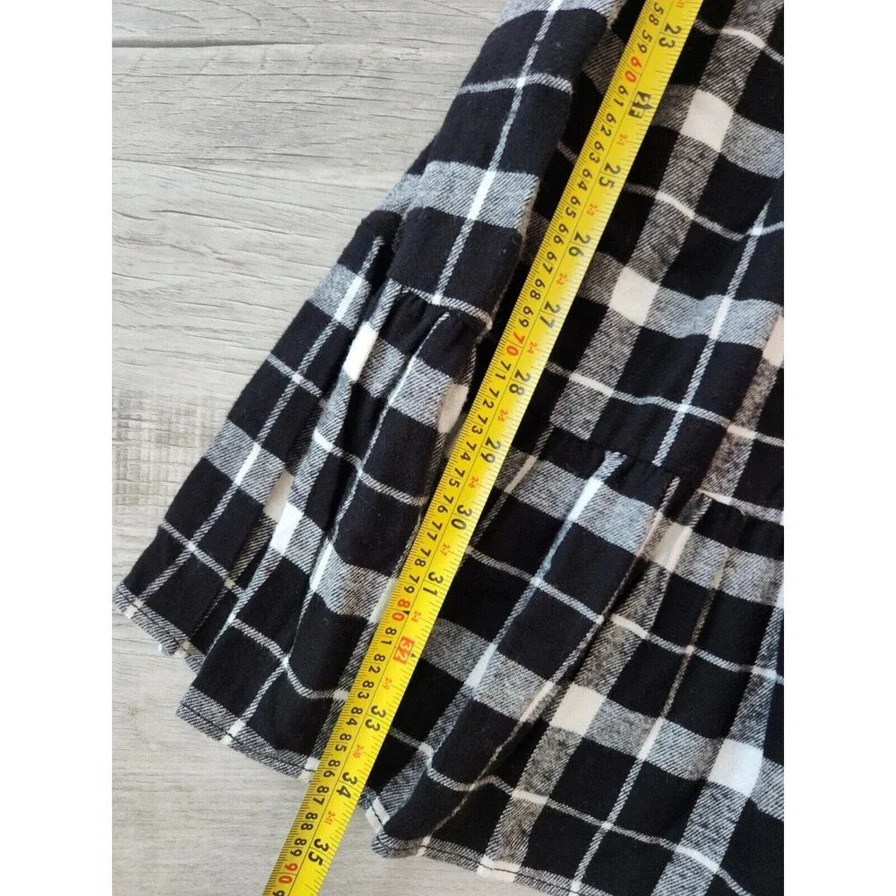 Kate Spade rustic plaid flannel dress M
